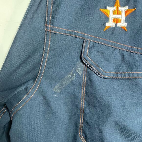 5 for $25🔥Columbia Houston Astros Navy Button Front Shirt Medium - Picture 3 of 8